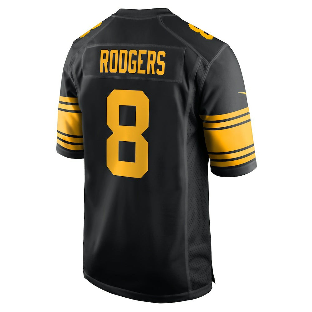 Aaron Rodgers Pittsburgh Steelers Alternate Game Jersey - Black | Nike cheap