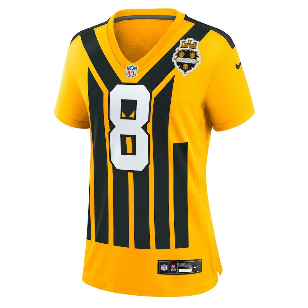 Aaron Rodgers Pittsburgh Steelers Women's Alternate 1933 Throwback Game Jersey - Gold | Nike online