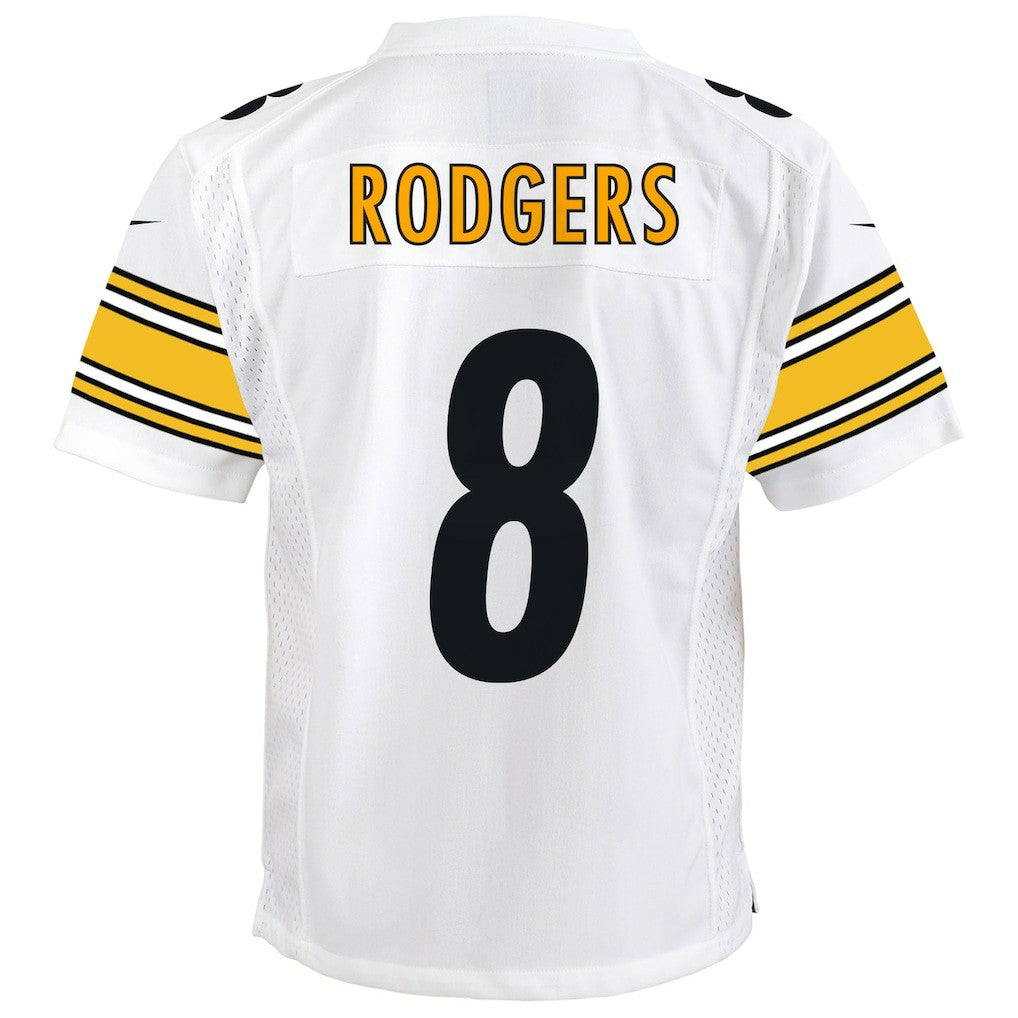 Aaron Rodgers Pittsburgh Steelers Youth Game Jersey – White | Nike cheap