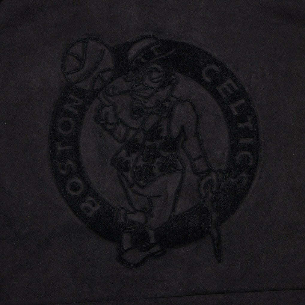 Boston Celtics Protege Eco-Friendly Functional Suede Fashion Tonal Hoodie - Black cheap