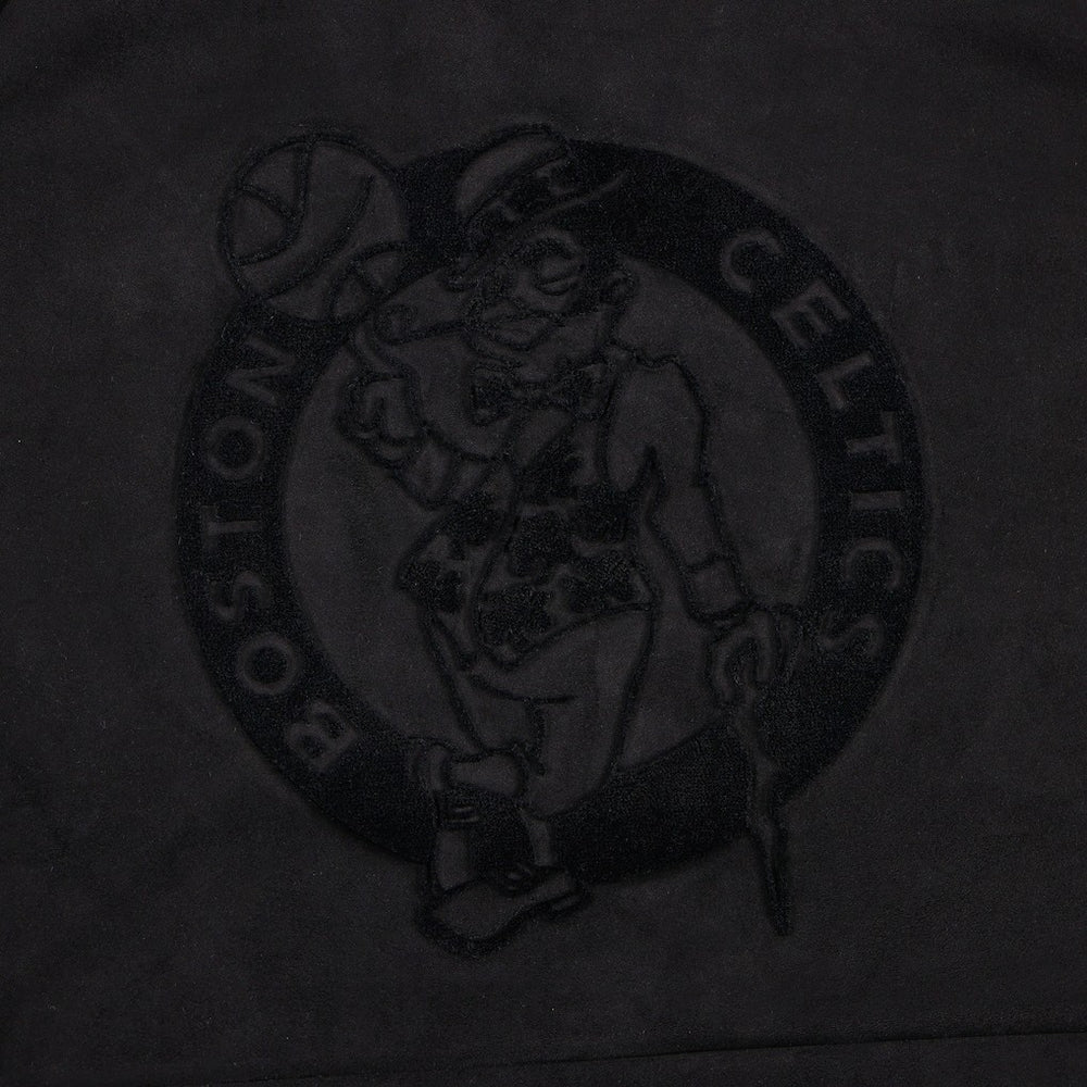 Boston Celtics Protege Eco-Friendly Functional Suede Fashion Tonal Hoodie - Black cheap