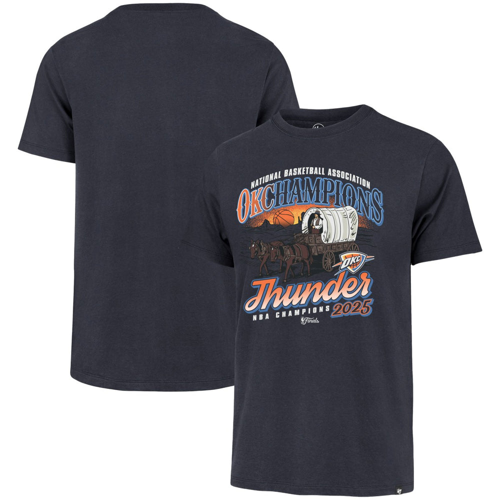 Oklahoma City Thunder '47 2025 NBA Finals Champions Hometown Local Franklin T-Shirt - Navy | 47 brand sale