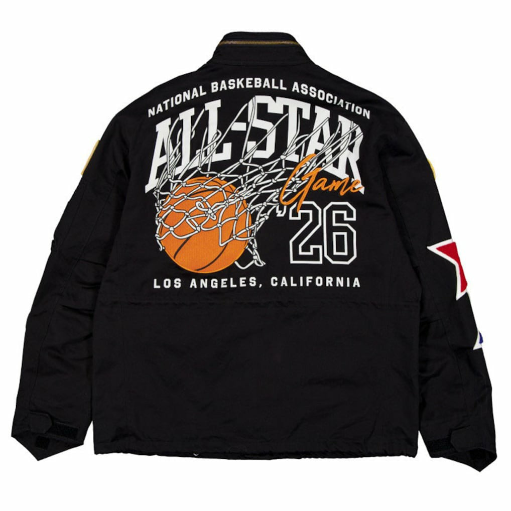 2026 NBA All-Star Game x Alpha Industries Field Full-Zip Jacket - Black | New Era on sale