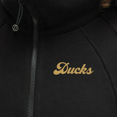 Anaheim Ducks lululemon Women's Long Scuba Oversized Half-Zip Funnel Neck Black
