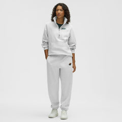 Minnesota Wild lululemon Women's Long Scuba Oversized Half-Zip Funnel Neck Heathered Core Ultra Light Grey