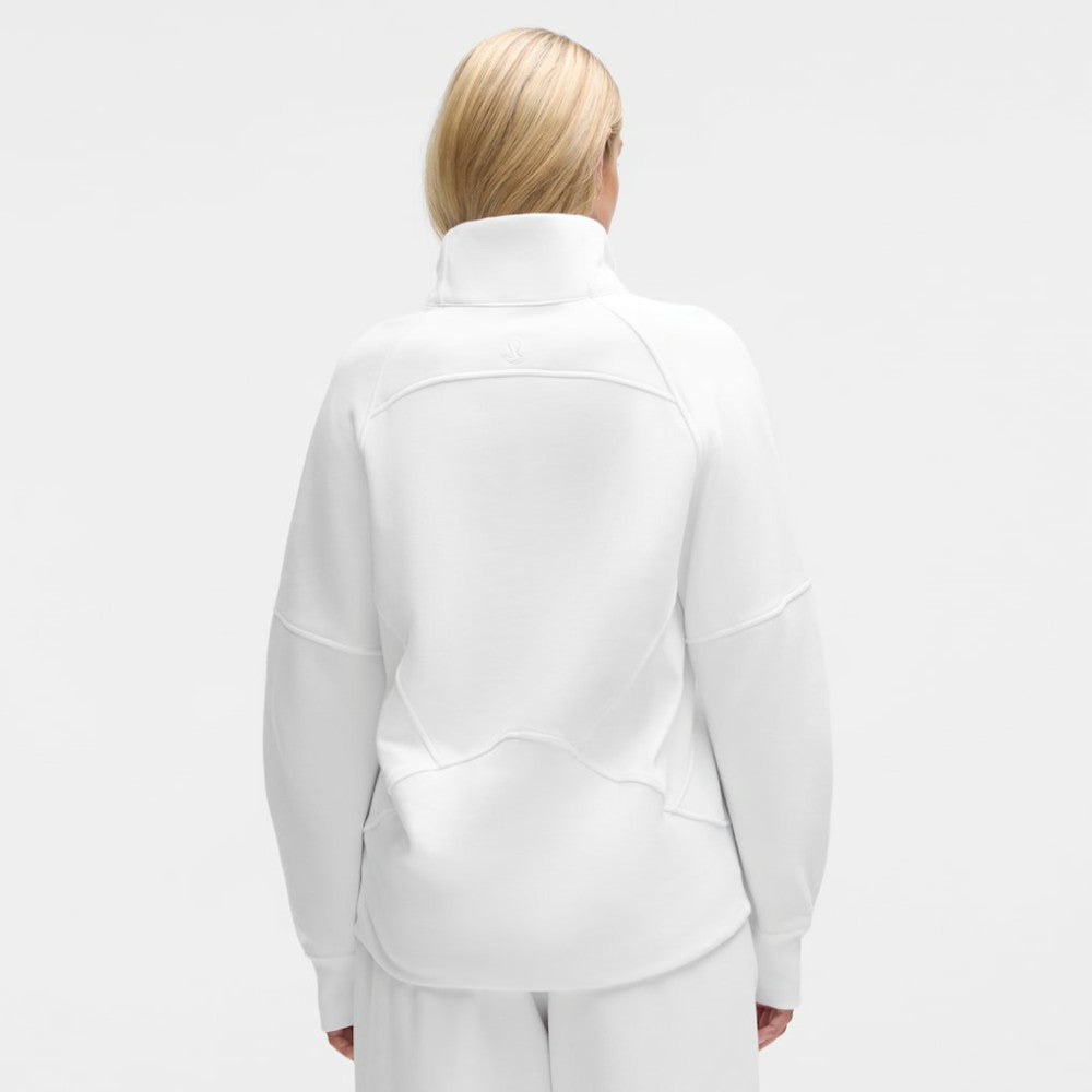 Colorado Avalanche lululemon Women's Long Scuba Oversized Half-Zip Funnel Neck White