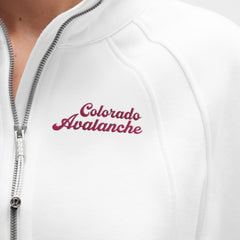 Colorado Avalanche lululemon Women's Long Scuba Oversized Half-Zip Funnel Neck White