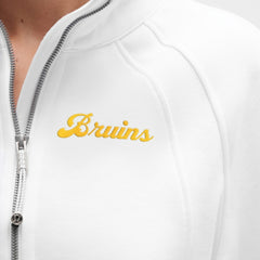 Boston Bruins lululemon Women's Long Scuba Oversized Half-Zip Funnel Neck White