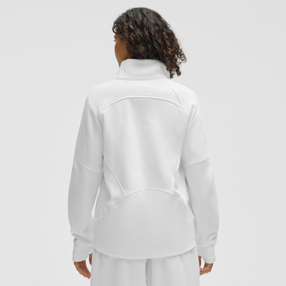 Minnesota Wild lululemon Women's Long Scuba Oversized Half-Zip Funnel Neck White