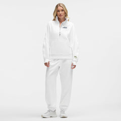 Nashville Predators lululemon Women's Long Scuba Oversized Half-Zip Funnel Neck White