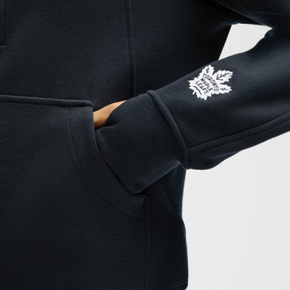 Toronto Maple Leafs lululemon Women's Long Scuba Oversized Half-Zip Funnel Neck True Navy
