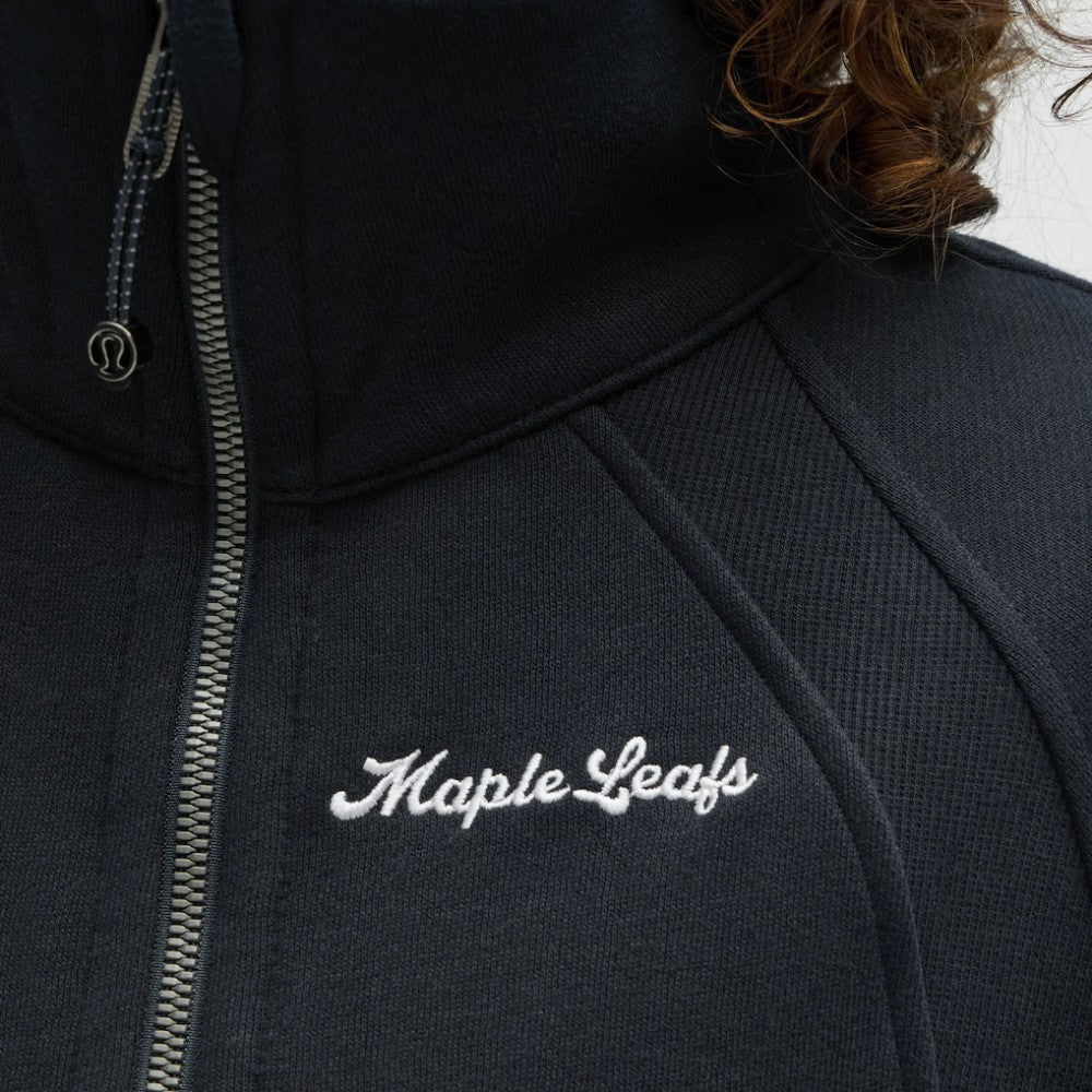 Toronto Maple Leafs lululemon Women's Long Scuba Oversized Half-Zip Funnel Neck True Navy