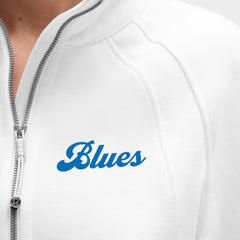 St. Louis Blues lululemon Women's Long Scuba Oversized Half-Zip Funnel Neck White