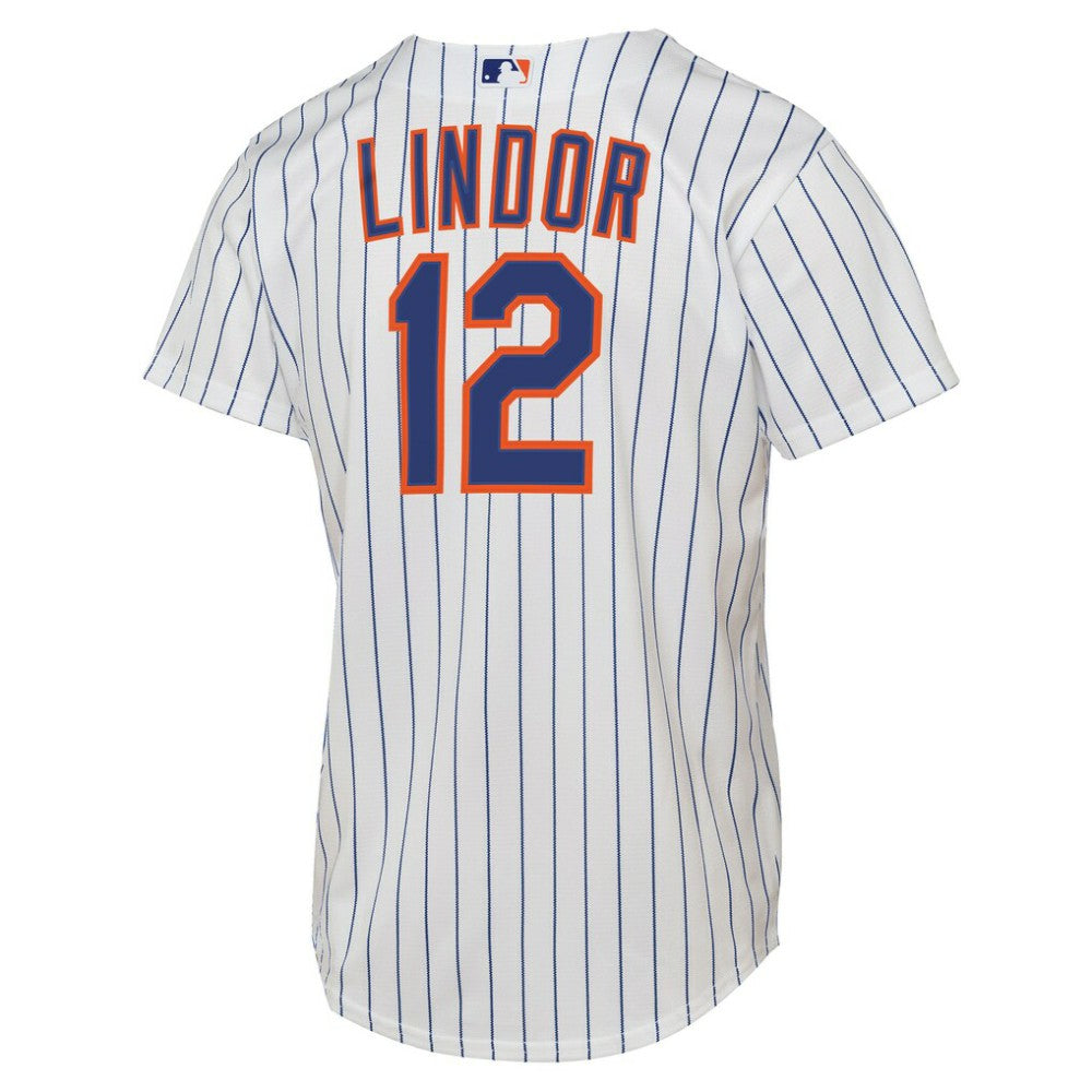 Francisco Lindor New York Mets Youth Home Replica Player Jersey - White | Nike