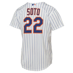 Juan Soto New York Mets Youth Home Replica Player Jersey - White | Nike