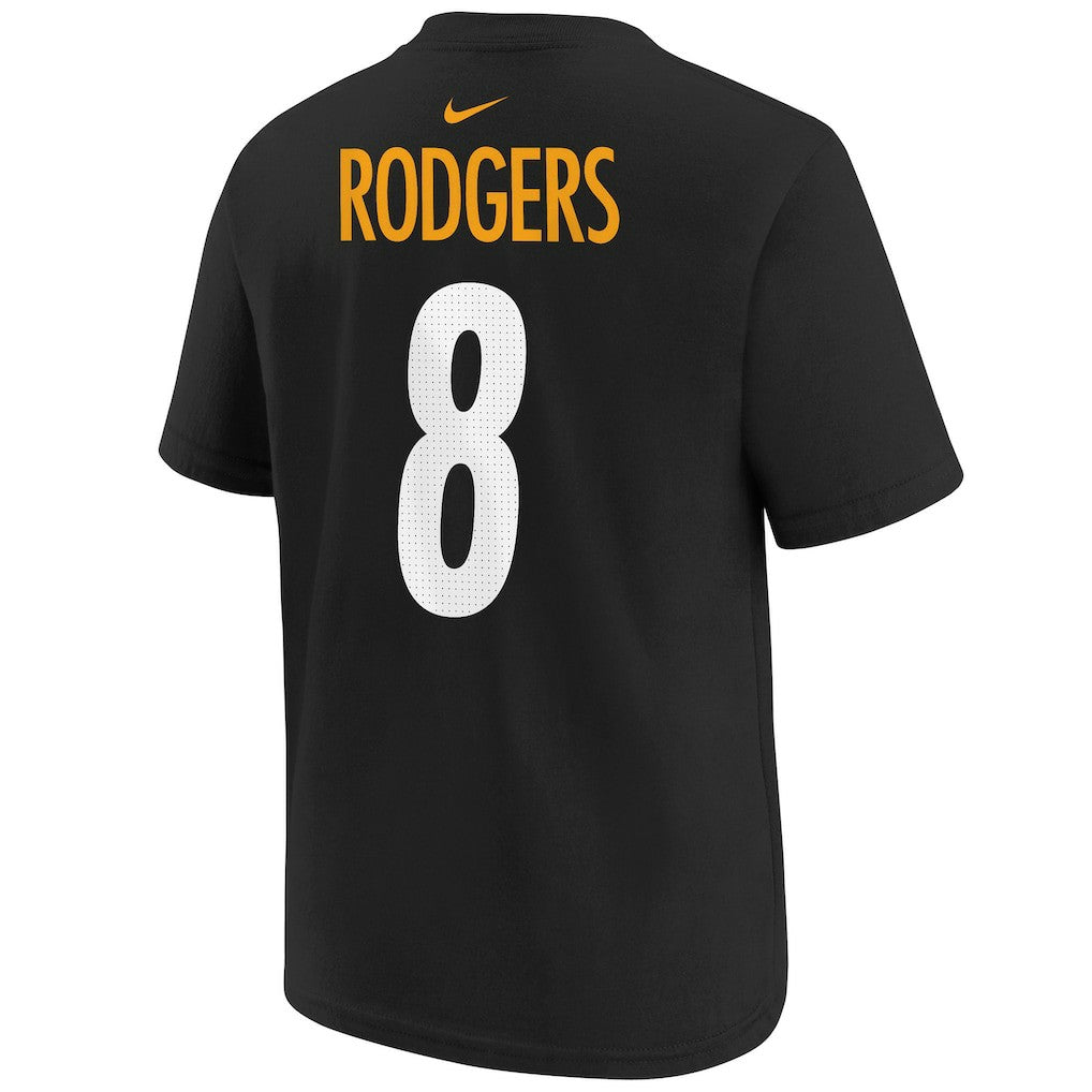 Aaron Rodgers Pittsburgh Steelers Youth Player Name & Number T-Shirt - Black outlet