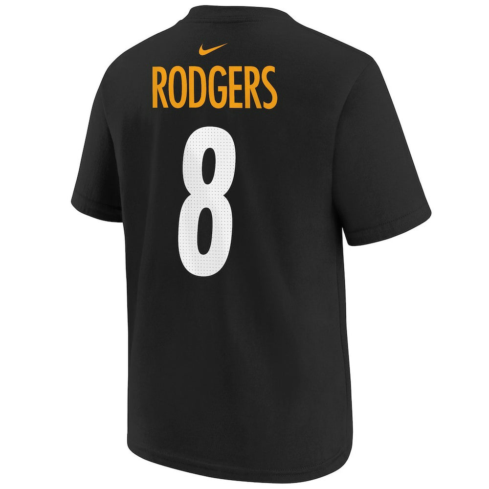 Aaron Rodgers Pittsburgh Steelers Youth Player Name & Number T-Shirt - Black outlet