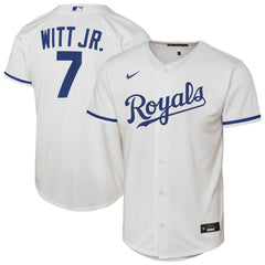 Bobby Witt Jr. Kansas City Royals Youth Home Replica Player Jersey - White | Nike
