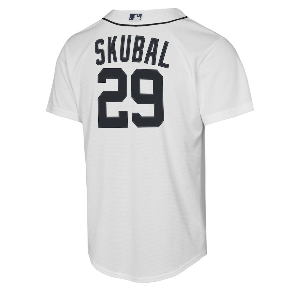 Tarik Skubal Detroit Tigers Youth Home Replica Player Jersey - White | Nike