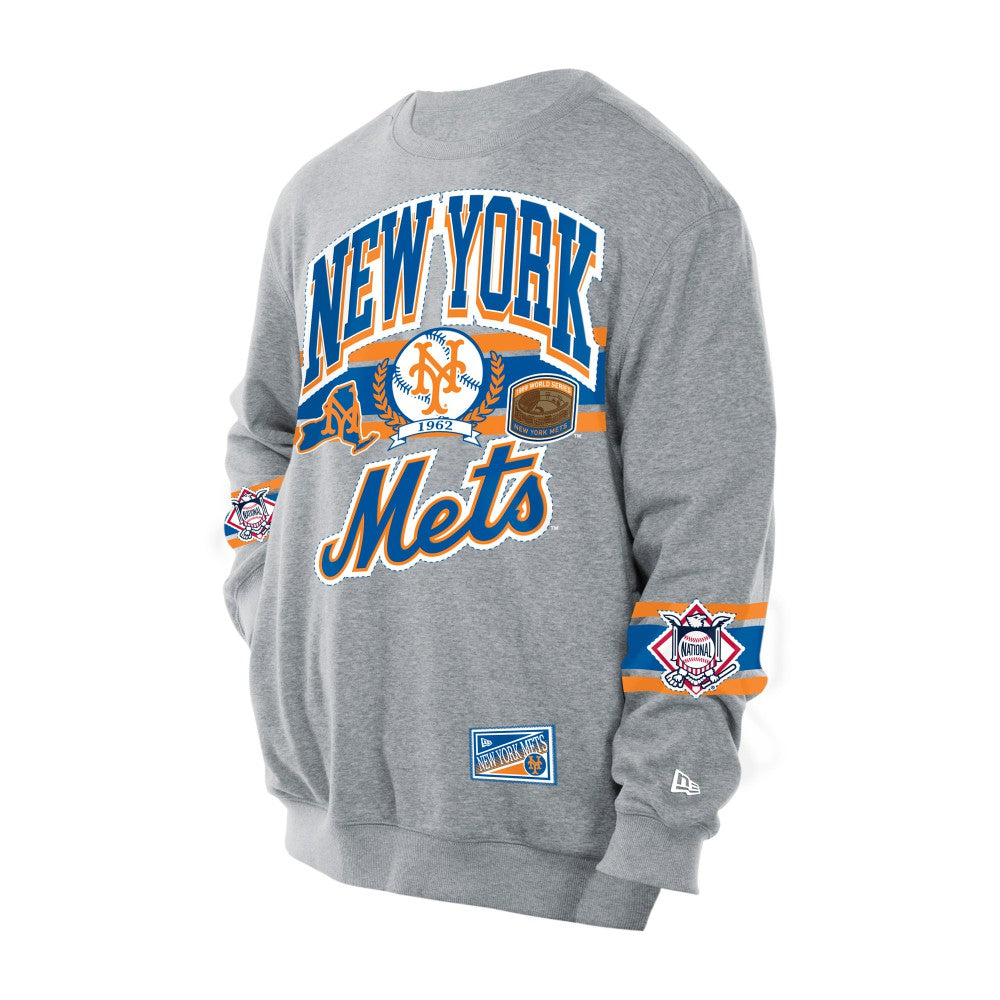 New York Mets Sport Classics Sweatshirt - Gray | New Era