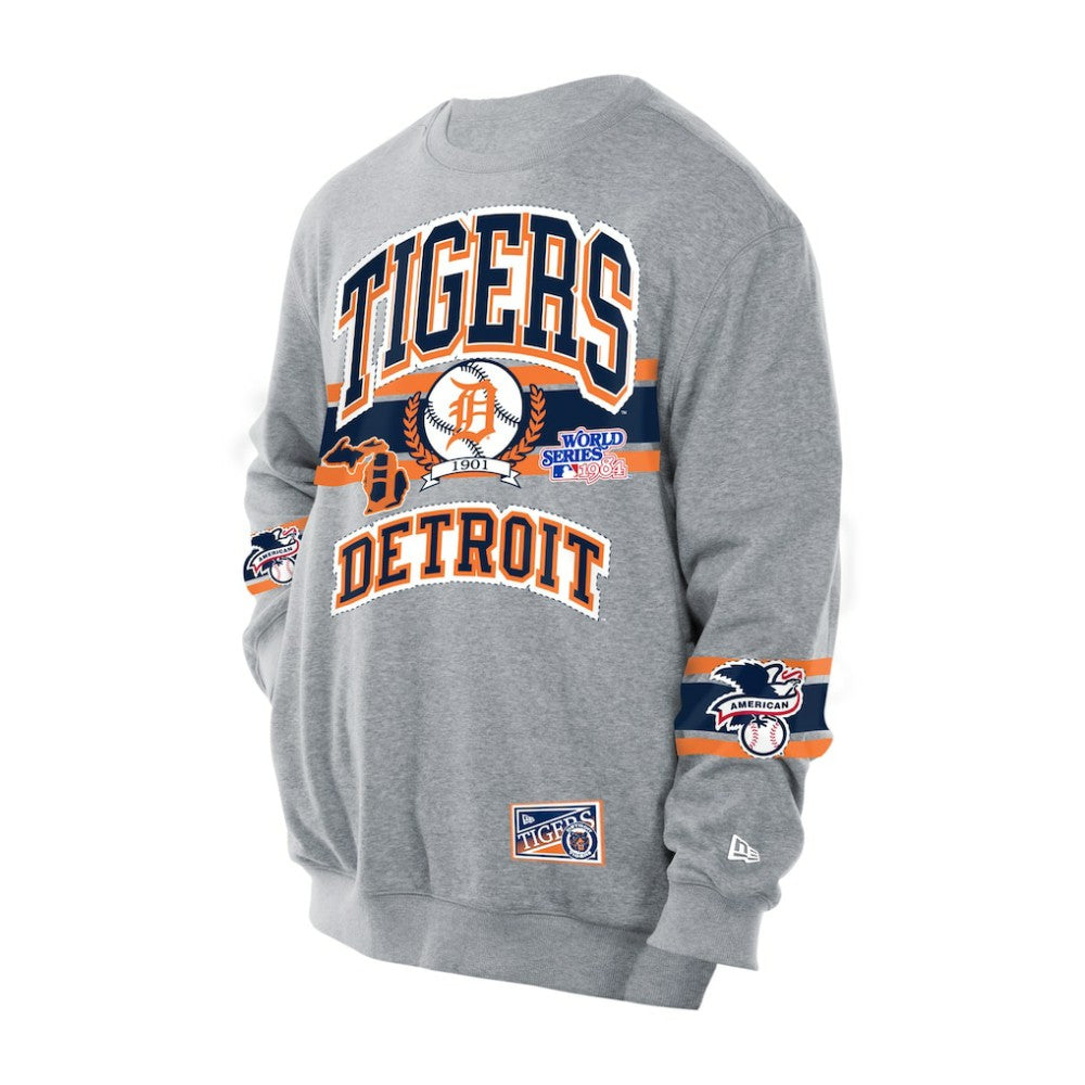 Detroit Tigers Sport Classics Sweatshirt - Gray | New Era