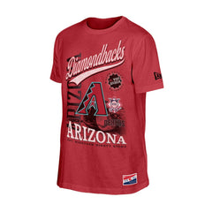 Arizona Diamondbacks  Oversized Throwback Distressed T-Shirt - Red | New Era
