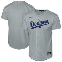 Los Angeles Dodgers Youth Alternate Replica Jersey - Gray | Nike