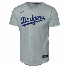Los Angeles Dodgers Youth Alternate Replica Jersey - Gray | Nike