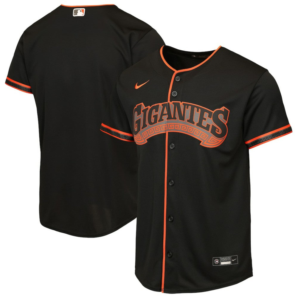 San Francisco Giants Youth Alternate Replica Jersey - Black | Nike