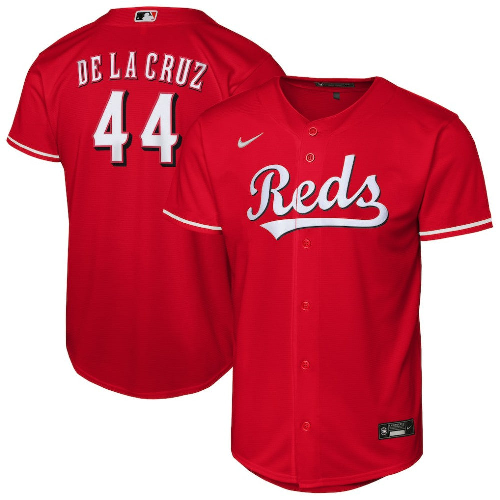 Elly De La Cruz Cincinnati Reds Youth Alternate Replica Jersey - Red | Nike