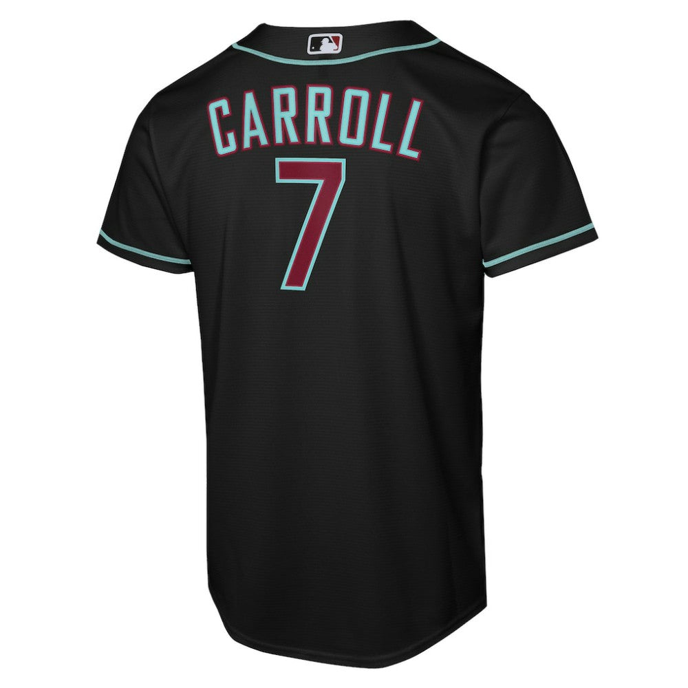 Corbin Carroll Arizona Diamondbacks Youth Alternate Replica Jersey - Black | Nike