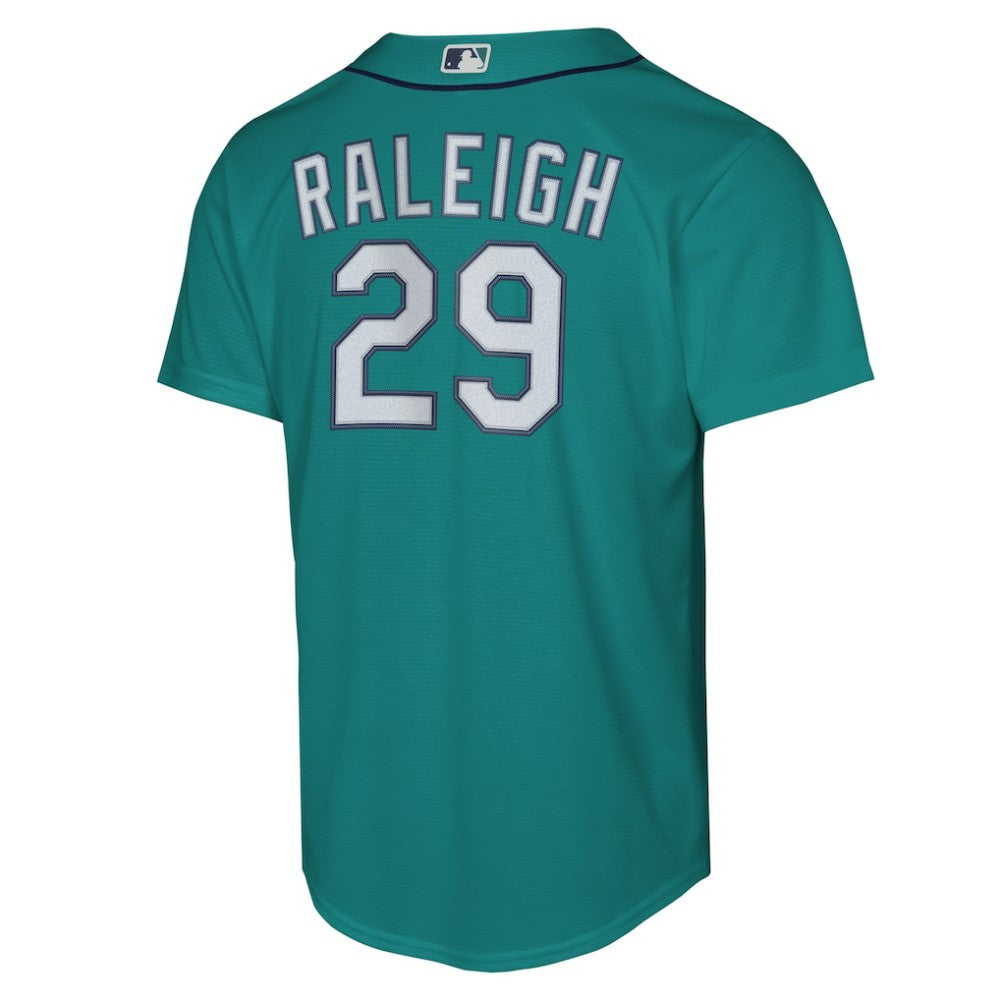 Cal Raleigh Seattle Mariners Youth Alternate Replica Jersey - Teal | Nike