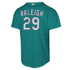 Cal Raleigh Seattle Mariners Youth Alternate Replica Jersey - Teal | Nike