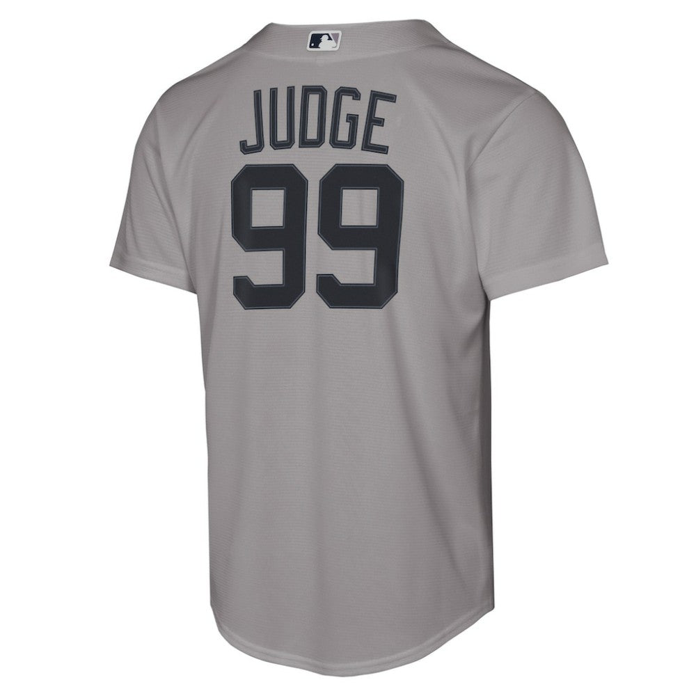 Aaron Judge New York Yankees Youth Road Replica Jersey - Gray | Nike