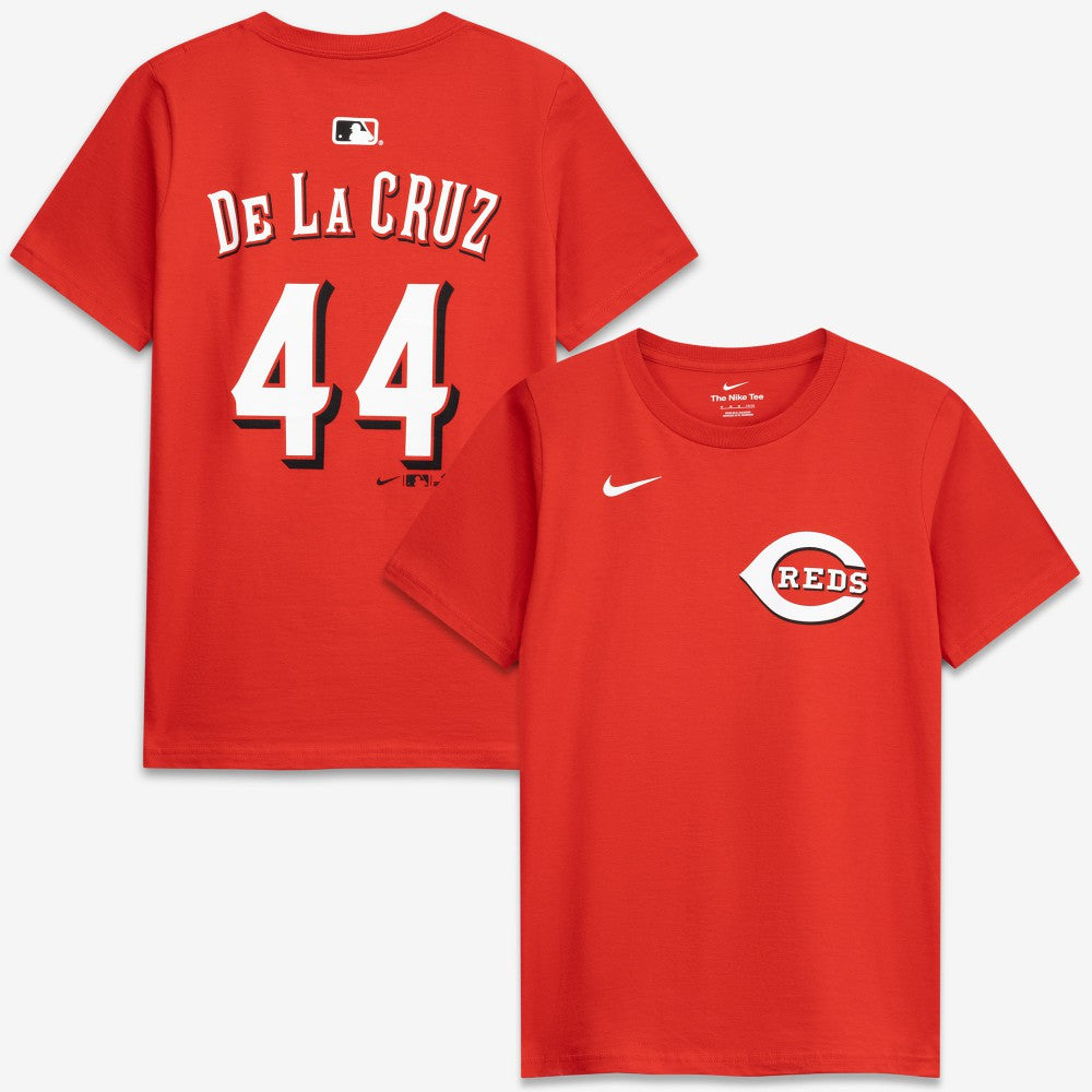 Elly De La Cruz Cincinnati Reds Youth Name & Number T-Shirt - Red | Nike
