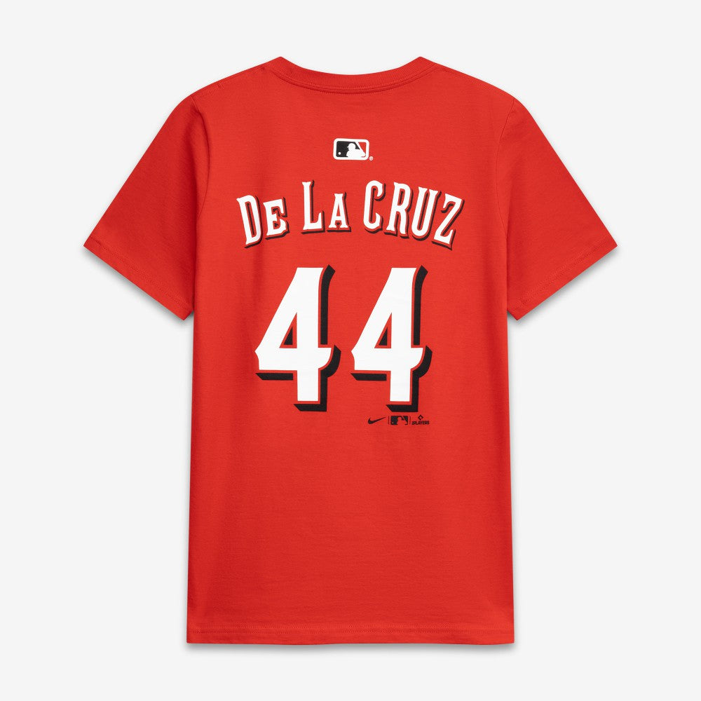 Elly De La Cruz Cincinnati Reds Youth Name & Number T-Shirt - Red | Nike