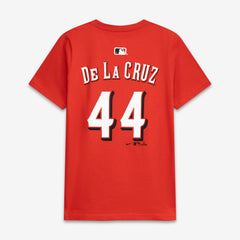 Elly De La Cruz Cincinnati Reds Youth Name & Number T-Shirt - Red | Nike