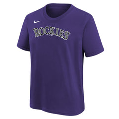 Kris Bryant Colorado Rockies Youth Name & Number T-Shirt - Purple | Nike