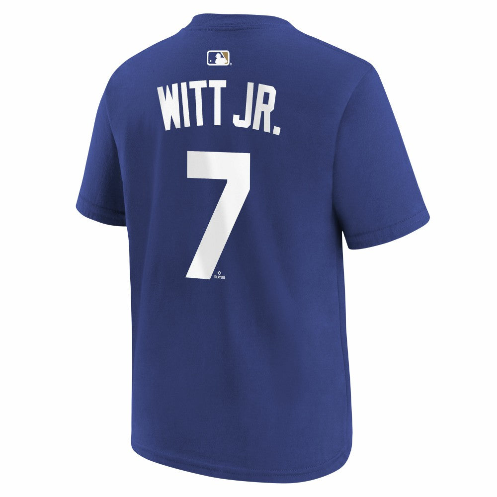 Bobby Witt Jr. Kansas City Royals Youth Name & Number T-Shirt - Royal | Nike