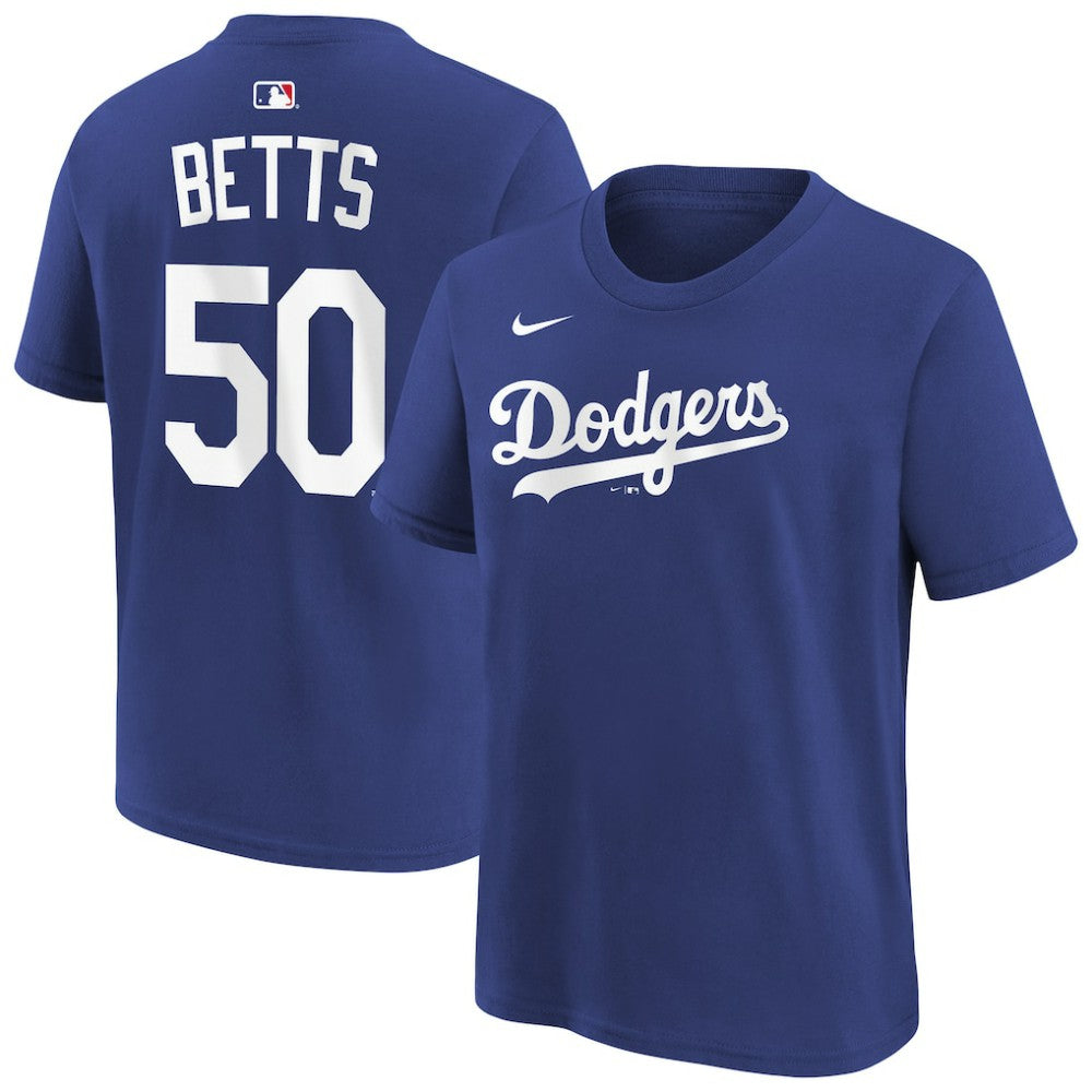 Mookie Betts Los Angeles Dodgers Youth Name & Number T-Shirt - Royal | Nike