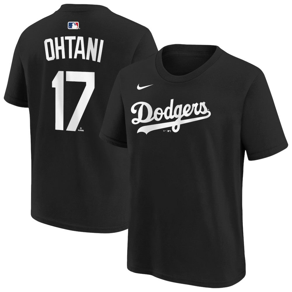 Shohei Ohtani Los Angeles Dodgers Youth Name & Number T-Shirt - Black | Nike
