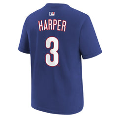 Bryce Harper Philadelphia Phillies Youth Name & Number T-Shirt - Royal | Nike