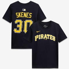 Paul Skenes Pittsburgh Pirates Youth Name & Number T-Shirt - Black | Nike