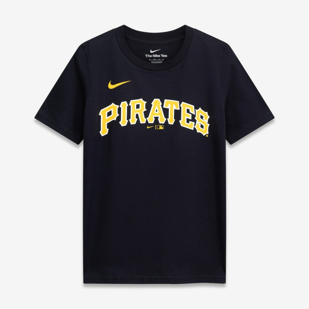 Paul Skenes Pittsburgh Pirates Youth Name & Number T-Shirt - Black | Nike