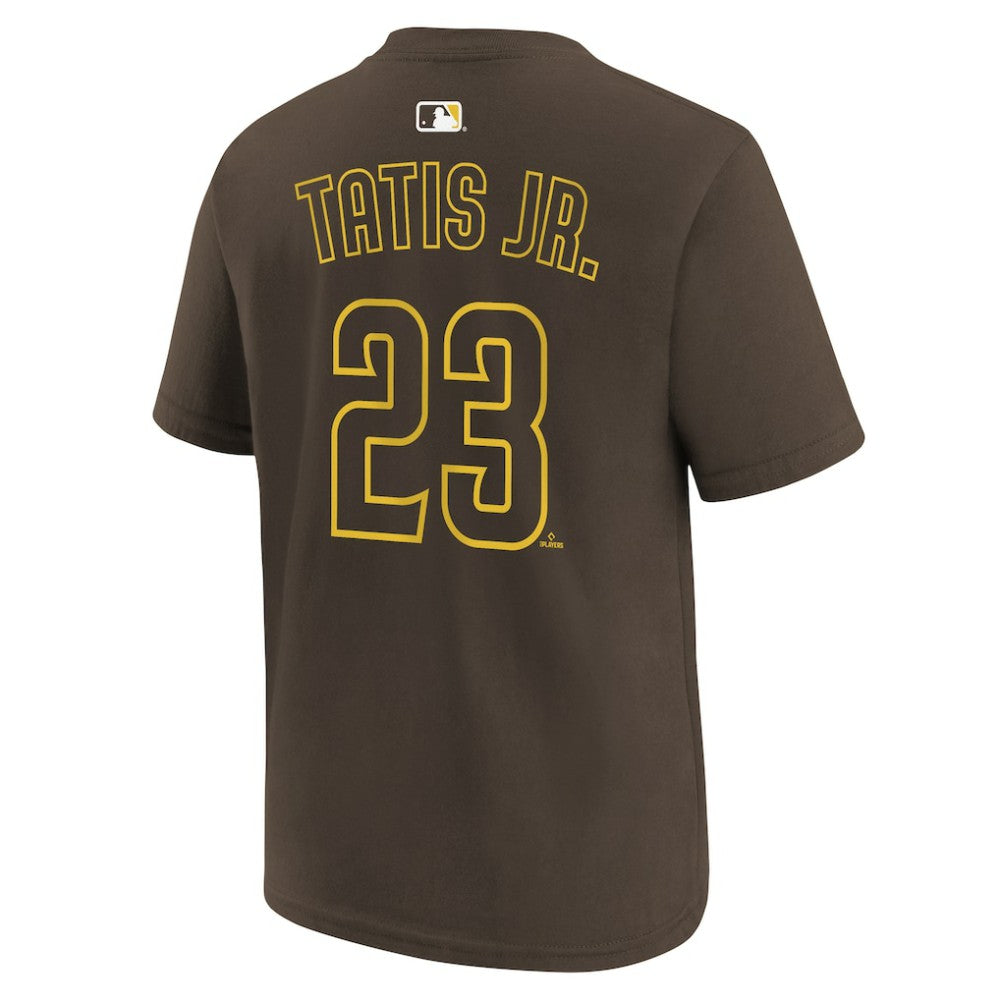 Fernando Tatis Jr. San Diego Padres Youth Name & Number T-Shirt - Brown | Nike