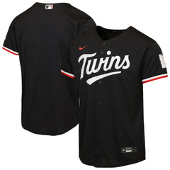 Minnesota Twins Youth Alternate 2 Stadium Jersey - Black | Nike