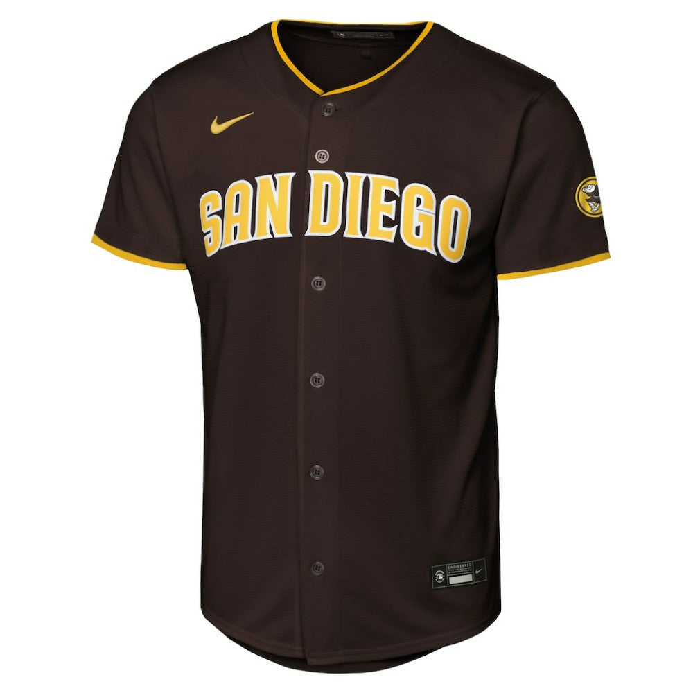 San Diego Padres Youth Home Stadium Jersey - Brown | Nike