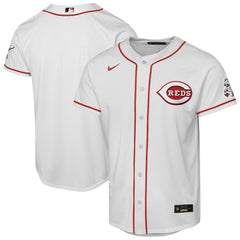 Cincinnati Reds Youth Home Stadium Jersey - White | Nike
