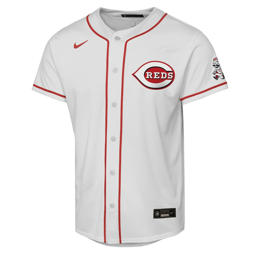Cincinnati Reds Youth Home Stadium Jersey - White | Nike