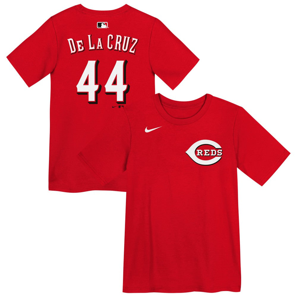 Elly De La Cruz Cincinnati Reds Preschool Name & Number T-Shirt - Red